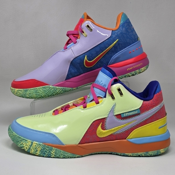 Nike Zoom LeBron NXXT Gen AMPD I Promise Men Size 13 Violet Mist Volt FZ7885-500 main image 8